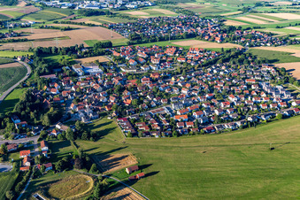Vue aérienne de Quartier Waldrems in Backnang dans le département Bade-Wurtemberg, Allemagne