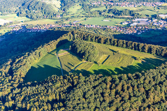 Vue aérienne de Grotte amusante à Rudersberg dans le département Bade-Wurtemberg, Allemagne