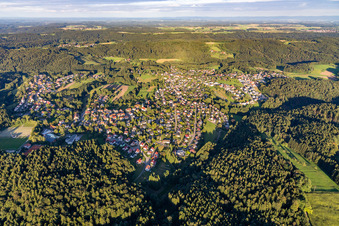 Vue aérienne de Quartier Schöllhütte in Althütte dans le département Bade-Wurtemberg, Allemagne