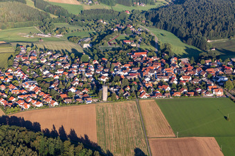 Vue aérienne de Quartier Eulenhof in Kaisersbach dans le département Bade-Wurtemberg, Allemagne