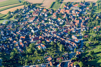 Vue aérienne de Quartier Winzerhausen in Großbottwar dans le département Bade-Wurtemberg, Allemagne