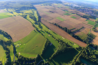 Photographie aérienne de Golf et Country Club Schloss Liebenstein eV à Neckarwestheim dans le département Bade-Wurtemberg, Allemagne