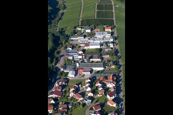 Vue aérienne de Cleebronn dans le département Bade-Wurtemberg, Allemagne