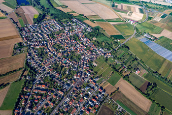 Photographie aérienne de Quartier Staffort in Stutensee dans le département Bade-Wurtemberg, Allemagne