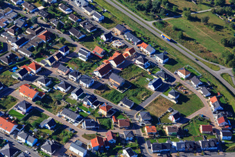 Vue aérienne de Forstlandallee x Meisenweg à Jockgrim dans le département Rhénanie-Palatinat, Allemagne