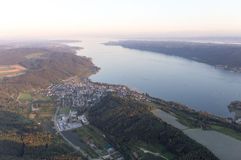 Vue aérienne de Quartier Ludwigshafen in Bodman-Ludwigshafen dans le département Bade-Wurtemberg, Allemagne