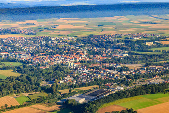 Vue aérienne de Vue de la ville depuis le sud à Riedlingen dans le département Bade-Wurtemberg, Allemagne