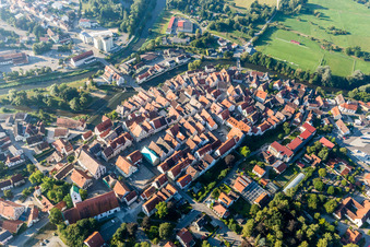 Photographie aérienne de Quartier de la vieille ville et centre-ville à Riedlingen dans le département Bade-Wurtemberg, Allemagne