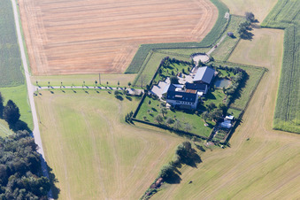 Vue aérienne de Leibertingen dans le département Bade-Wurtemberg, Allemagne