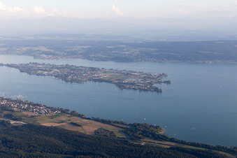 Vue oblique de Reichenau dans le département Bade-Wurtemberg, Allemagne