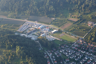 Vue aérienne de Terrain de sport FC à le quartier Ludwigshafen in Bodman-Ludwigshafen dans le département Bade-Wurtemberg, Allemagne