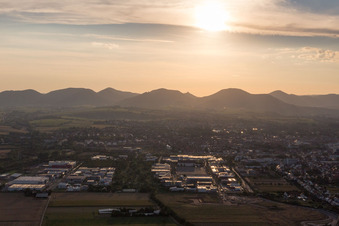 Vue aérienne de Station de mesure à le quartier Queichheim in Landau in der Pfalz dans le département Rhénanie-Palatinat, Allemagne