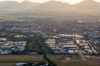 Photographie aérienne de Station de mesure à le quartier Queichheim in Landau in der Pfalz dans le département Rhénanie-Palatinat, Allemagne