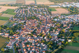 Photographie aérienne de Champs agricoles et terres agricoles à Rohrbach dans le département Rhénanie-Palatinat, Allemagne