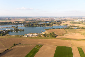 Quartier résidentiel Eicher See à Hamm am Rhein à Eich dans le département Rhénanie-Palatinat, Allemagne vue d'en haut
