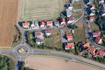 Quartier Hardtwald in Neupotz dans le département Rhénanie-Palatinat, Allemagne vu d'un drone