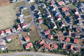 Vue aérienne de Quartier Hardtwald in Neupotz dans le département Rhénanie-Palatinat, Allemagne