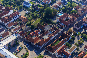 Vue oblique de Passage de Frankenhof à Kandel dans le département Rhénanie-Palatinat, Allemagne