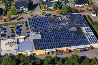 Vue oblique de EDEKA Kissel SBK Kandel à Kandel dans le département Rhénanie-Palatinat, Allemagne
