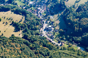 Enregistrement par drone de Niedersteinbach dans le département Bas Rhin, France