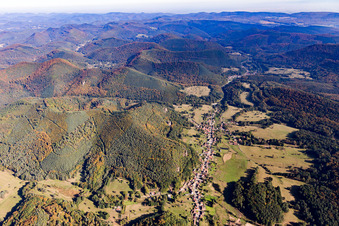 Photographie aérienne de Obersteinbach dans le département Bas Rhin, France