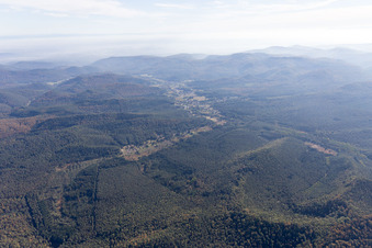 Enregistrement par drone de Dambach dans le département Bas Rhin, France