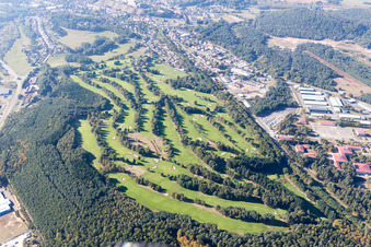Vue aérienne de Golf de Bitche à Bitsch dans le département Moselle, France