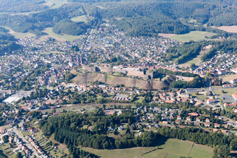 Bitche dans le département Moselle, France vue d'en haut