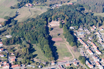 Bitche dans le département Moselle, France vue d'en haut