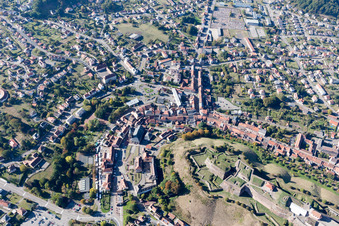 Enregistrement par drone de Bitche dans le département Moselle, France