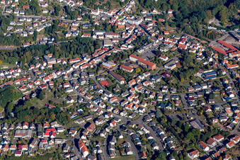 Vue aérienne de Lemberg dans le département Rhénanie-Palatinat, Allemagne