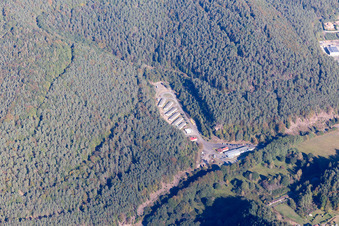 Vue aérienne de Parc industriel Neudahn 2 à Dahn dans le département Rhénanie-Palatinat, Allemagne
