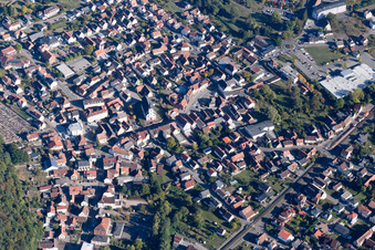 Enregistrement par drone de Dahn dans le département Rhénanie-Palatinat, Allemagne