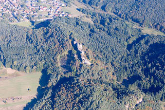 Image drone de Dahn dans le département Rhénanie-Palatinat, Allemagne