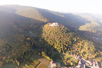 Château de Hambach à le quartier Diedesfeld in Neustadt an der Weinstraße dans le département Rhénanie-Palatinat, Allemagne vu d'un drone