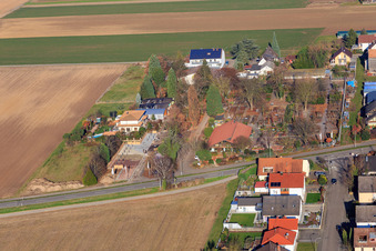 Vue aérienne de Crèche Konrad à le quartier Hayna in Herxheim bei Landau dans le département Rhénanie-Palatinat, Allemagne
