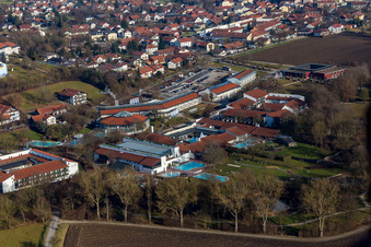 Vue oblique de Quartier Aunham in Bad Birnbach dans le département Bavière, Allemagne