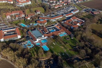 Quartier Aunham in Bad Birnbach dans le département Bavière, Allemagne hors des airs