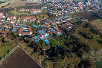 Quartier Aunham in Bad Birnbach dans le département Bavière, Allemagne vue d'en haut