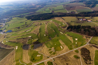 Vue oblique de Club de golf Bella Vista à le quartier Aunham in Bad Birnbach dans le département Bavière, Allemagne