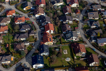 Vue oblique de Quartier Aunham in Bad Birnbach dans le département Bavière, Allemagne
