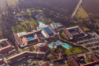 Quartier Aunham in Bad Birnbach dans le département Bavière, Allemagne hors des airs