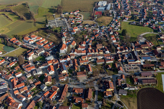 Bad Birnbach dans le département Bavière, Allemagne vue du ciel