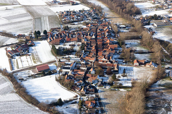 Quartier Klingen in Heuchelheim-Klingen dans le département Rhénanie-Palatinat, Allemagne hors des airs