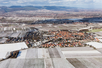 Vue oblique de Quartier Mörzheim in Landau in der Pfalz dans le département Rhénanie-Palatinat, Allemagne