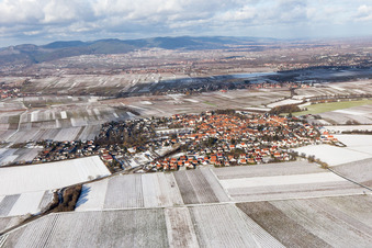 Quartier Mörzheim in Landau in der Pfalz dans le département Rhénanie-Palatinat, Allemagne d'en haut