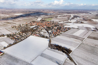 Quartier Mörzheim in Landau in der Pfalz dans le département Rhénanie-Palatinat, Allemagne hors des airs