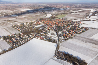 Quartier Mörzheim in Landau in der Pfalz dans le département Rhénanie-Palatinat, Allemagne vue d'en haut