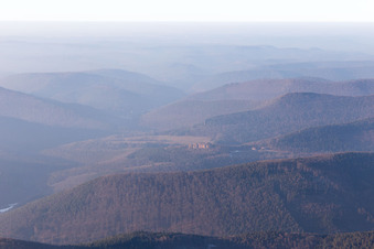 Enregistrement par drone de Lembach dans le département Bas Rhin, France