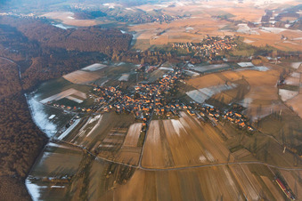 Photographie aérienne de Memmelshoffen dans le département Bas Rhin, France